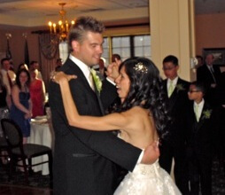 Marsha & Mike dancing their wedding dance choreographed by Dance A Lot Ballroom Studio