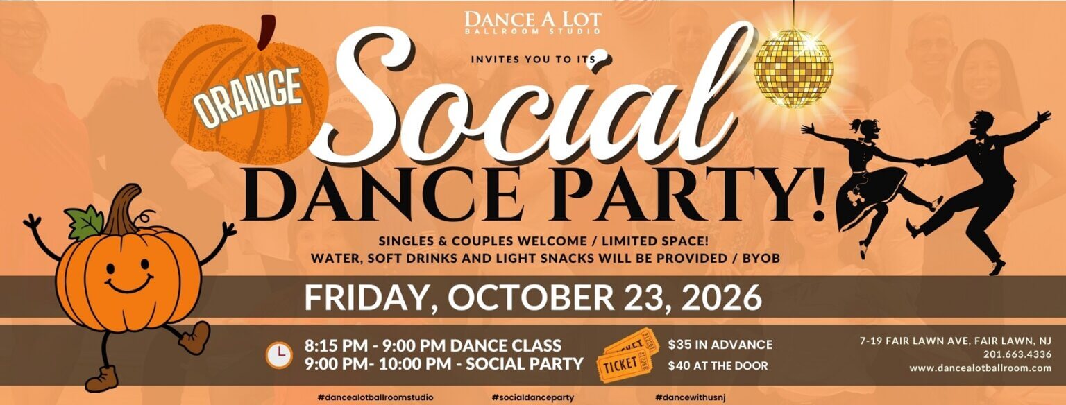 2026 Orange Dance Party at Dance A Lot Ballroom Studio